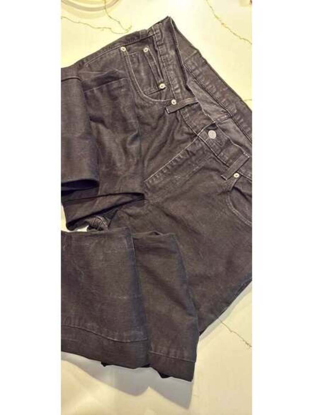 Levi's 559 Relaxed Straight Black Jeans 38x32